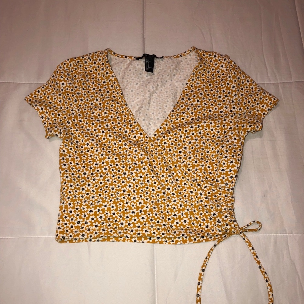 Forever 21 Floral Crop Top